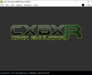 Cxbx-Reloadedの起動画面